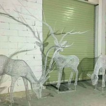 铁艺镂空蝴蝶雕塑 东方韵与商业空间的诗意共生
